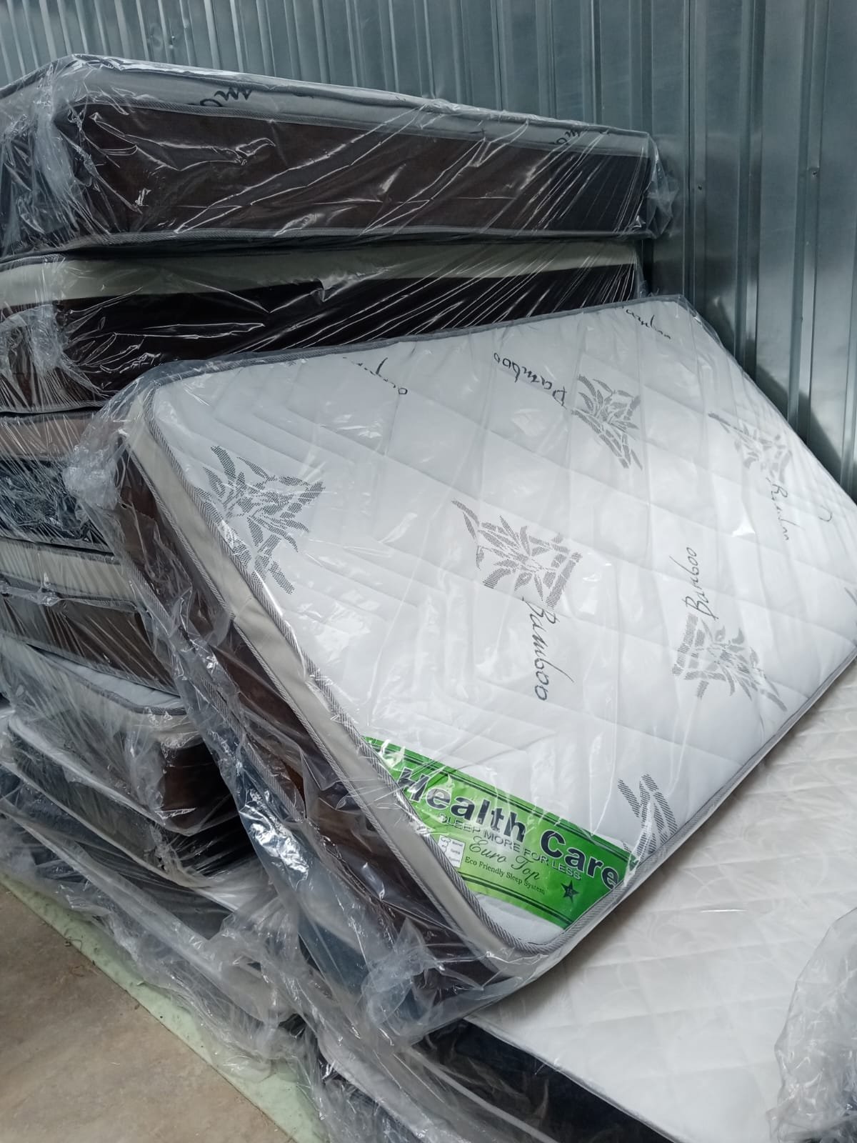 Single Euro top Bamboo Bed - Image 2